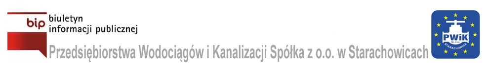 Biuletyn Informacji Publicznej Przedsiębiorstwa Wodociągów i Kanalizacji Spółka z o.o. w Starachowicach
